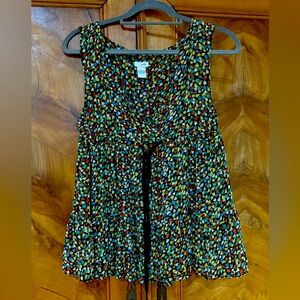 Odille Silk Anthropologie Sleeveless Heart Blouse Size 8 New Without Tags